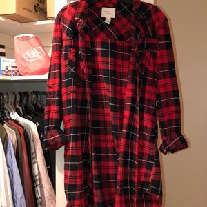 Long flannel